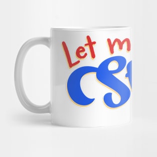 vintage let me sim bro Mug